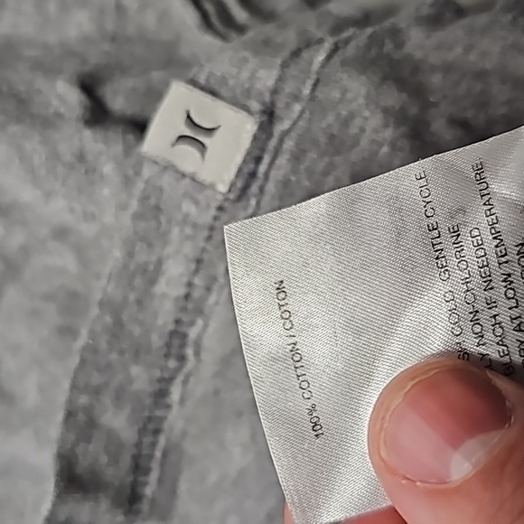 Hurley large gray short sleeve shirt - Picture 7 of 7